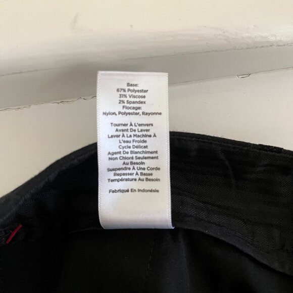 Talbots Hampshire Ankle Women's Slacks 6P black with black polka dots - Picture 9 of 10